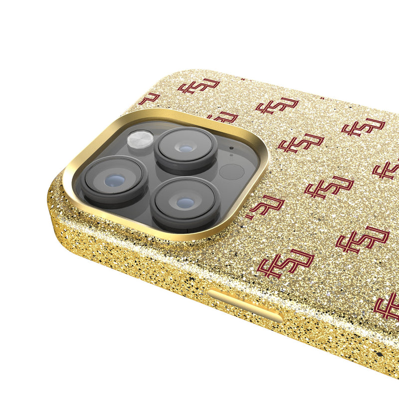 Florida State University Seminoles Fashion Pattern iPhone Bling Phone Case for Apple iPhone Detail.Jpg