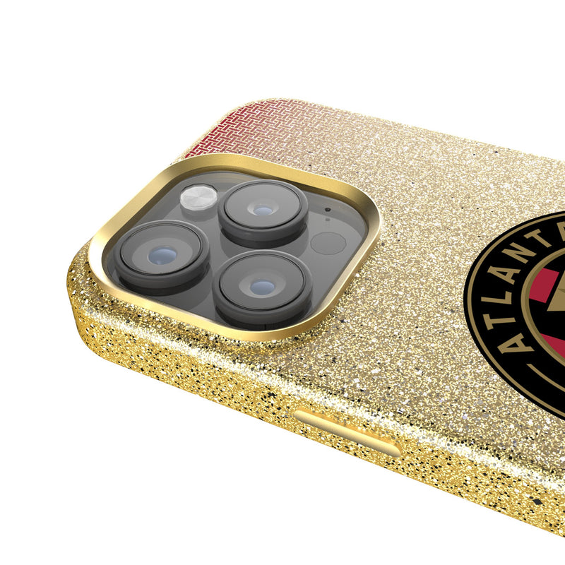 Atlanta United FC Linen iPhone Bling Phone Case for Apple iPhone Detail.Jpg