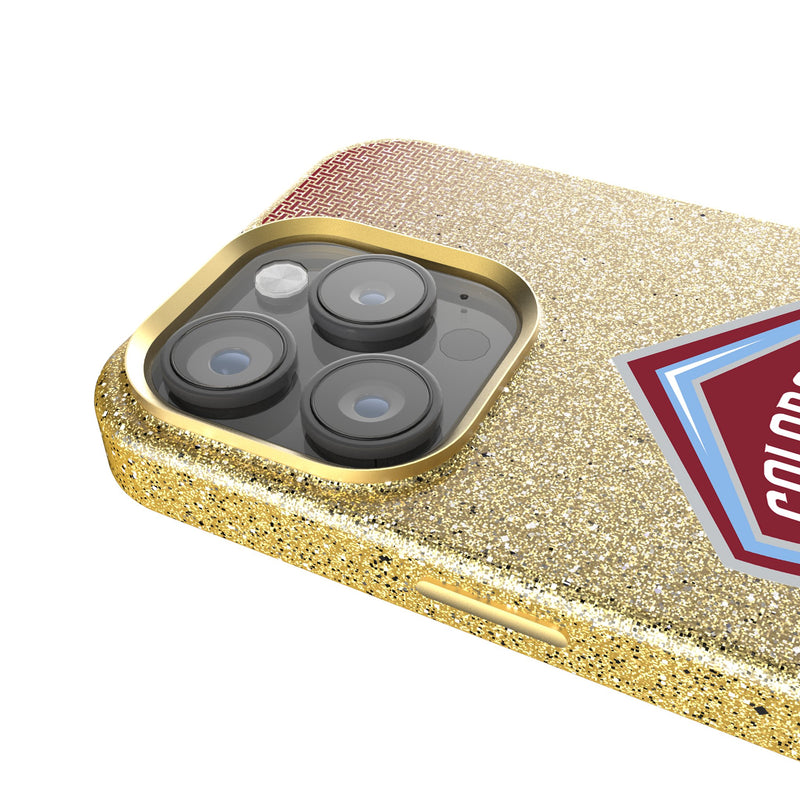 Colorado Rapids Linen iPhone Bling Phone Case for Apple iPhone Detail.Jpg