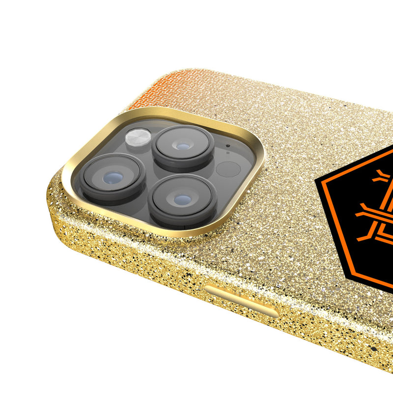 Houston Dynamo Linen iPhone Bling Phone Case for Apple iPhone Detail.Jpg