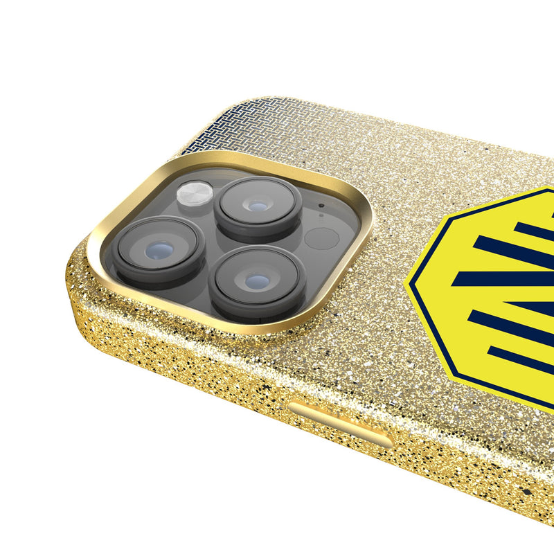 Nashville SC Linen iPhone Bling Phone Case for Apple iPhone Detail.Jpg