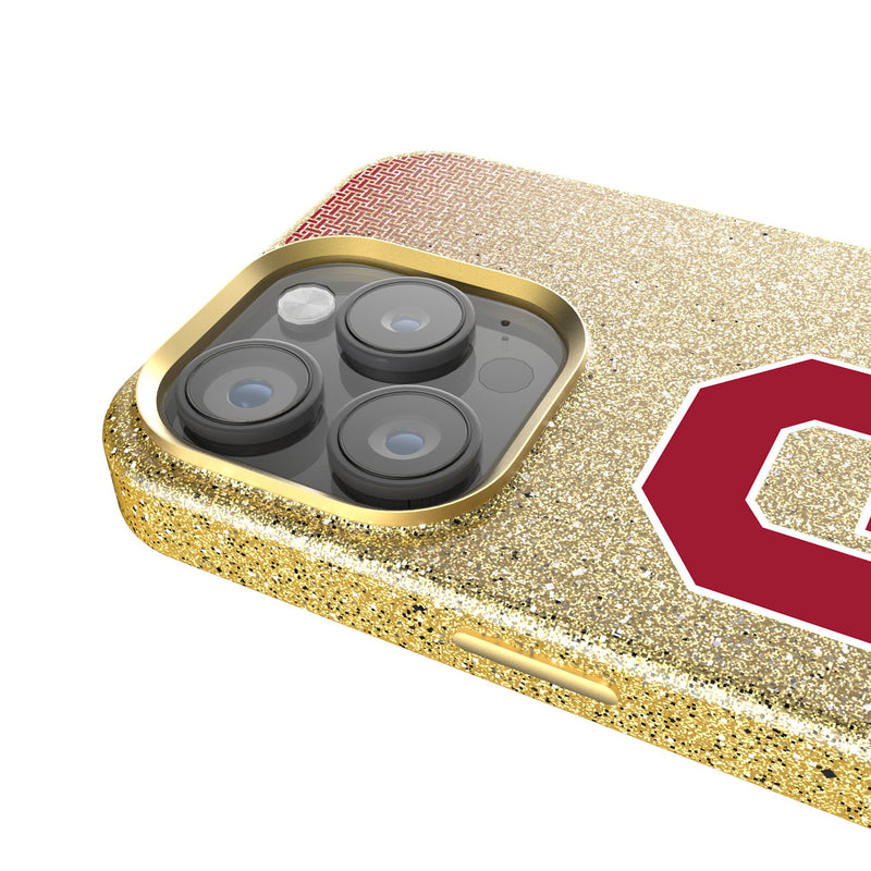 University of Oklahoma Sooners Linen iPhone Bling Phone Case for Apple iPhone Detail.Jpg