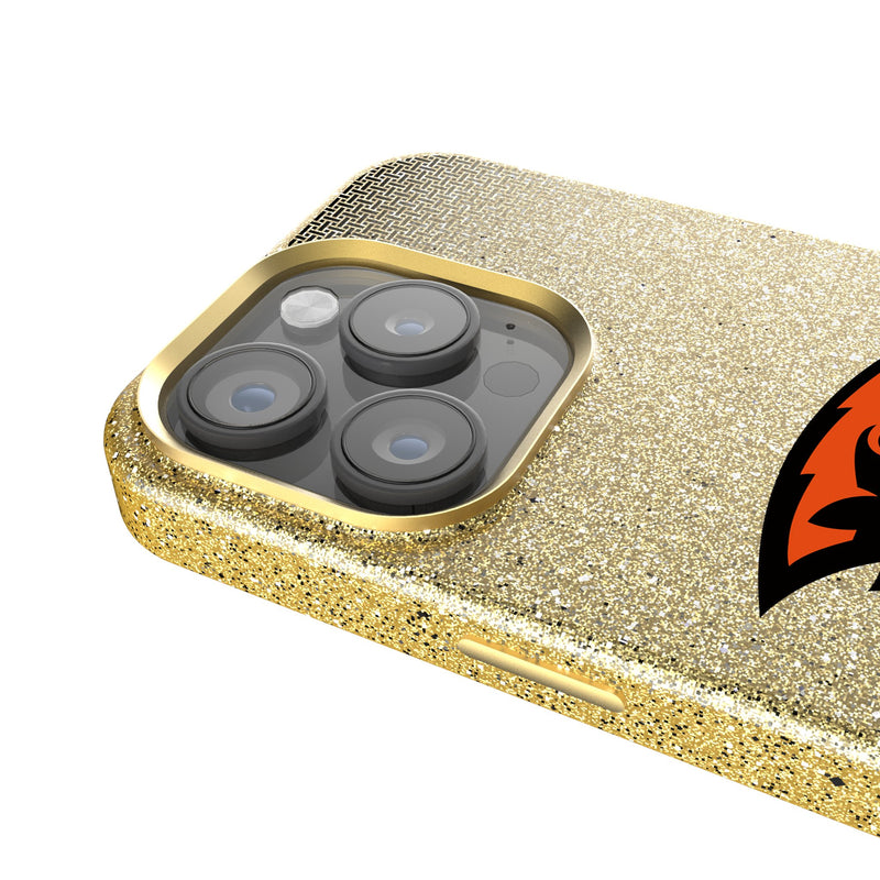 Oregon State University Beavers Linen iPhone Bling Phone Case for Apple iPhone Detail.Jpg