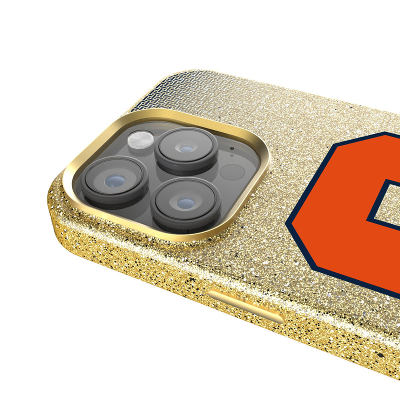 Syracuse University Orange Linen iPhone Bling Phone Case for Apple iPhone Detail.Jpg