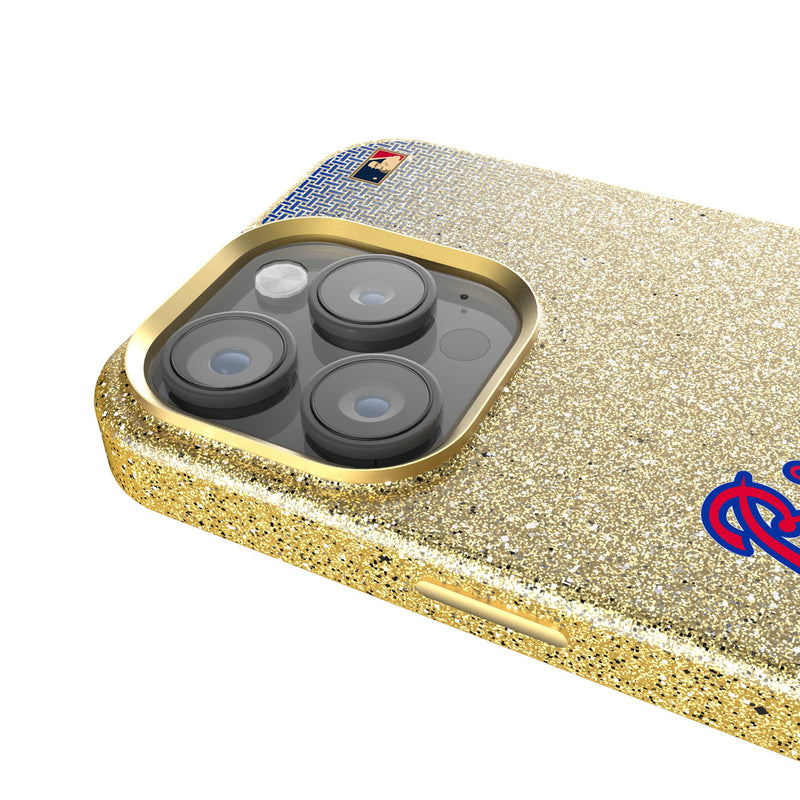 Atlanta Braves Home 2012 - Cooperstown Collection Linen iPhone Bling Phone Case for Apple iPhone Detail.Jpg