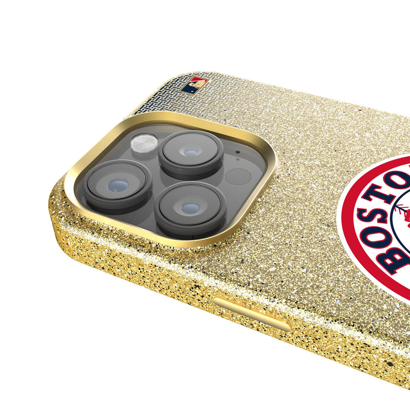 Boston Red Sox 1976-2008 - Cooperstown Collection Linen iPhone Bling Phone Case for Apple iPhone Detail.Jpg