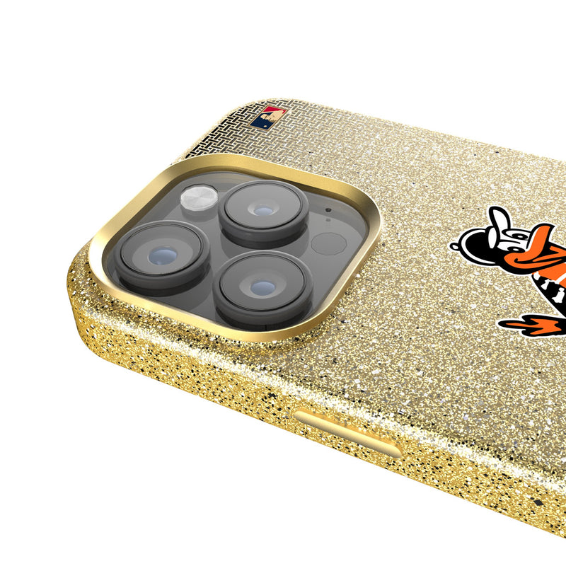 Baltimore Orioles 1954-1963 - Cooperstown Collection Linen iPhone Bling Phone Case for Apple iPhone Detail.Jpg