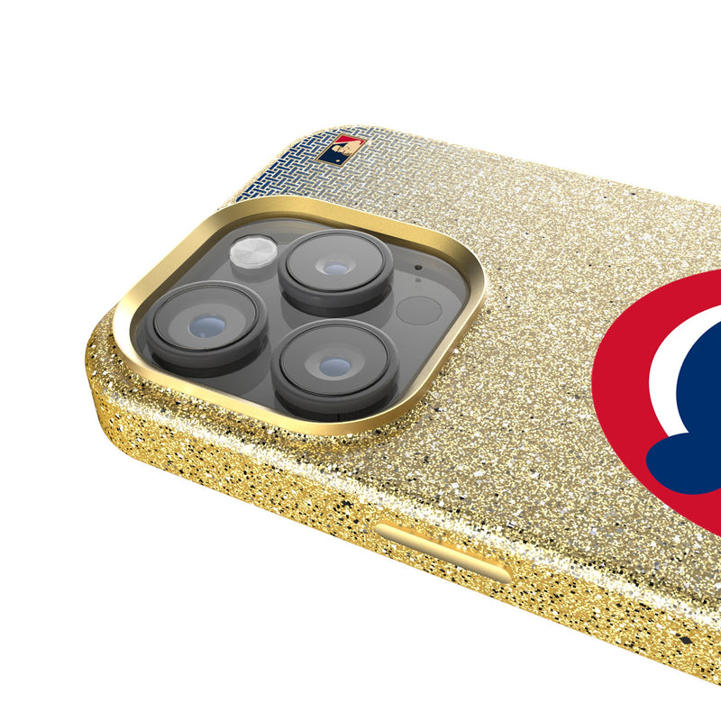 Chicago Cubs Home 1979-1993 - Cooperstown Collection Linen iPhone Bling Phone Case for Apple iPhone Detail.Jpg
