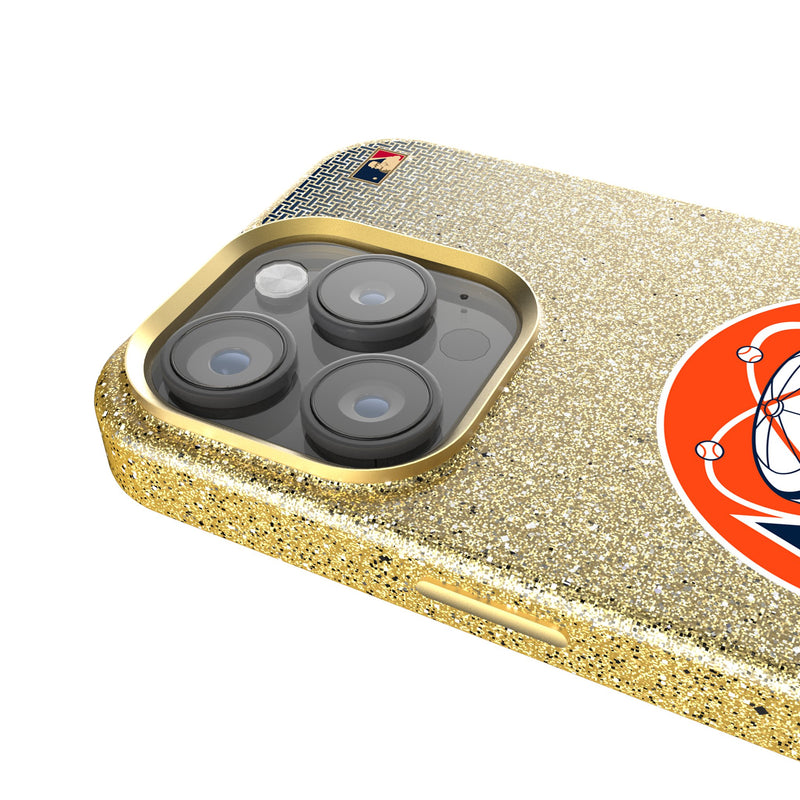 Houston Astros 1977-1993 - Cooperstown Collection Linen iPhone Bling Phone Case for Apple iPhone Detail.Jpg