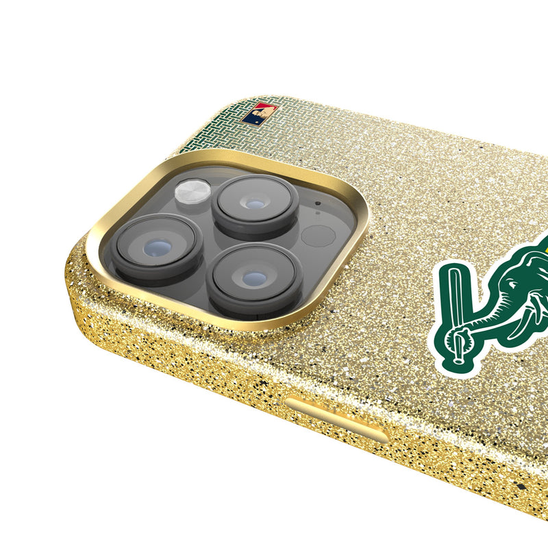 Oakland As Home 1988 - Cooperstown Collection Linen iPhone Bling Phone Case for Apple iPhone Detail.Jpg