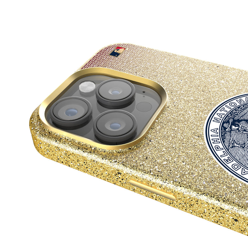 Philadelphia Phillies 1915-1943 - Cooperstown Collection Linen iPhone Bling Phone Case for Apple iPhone Detail.Jpg