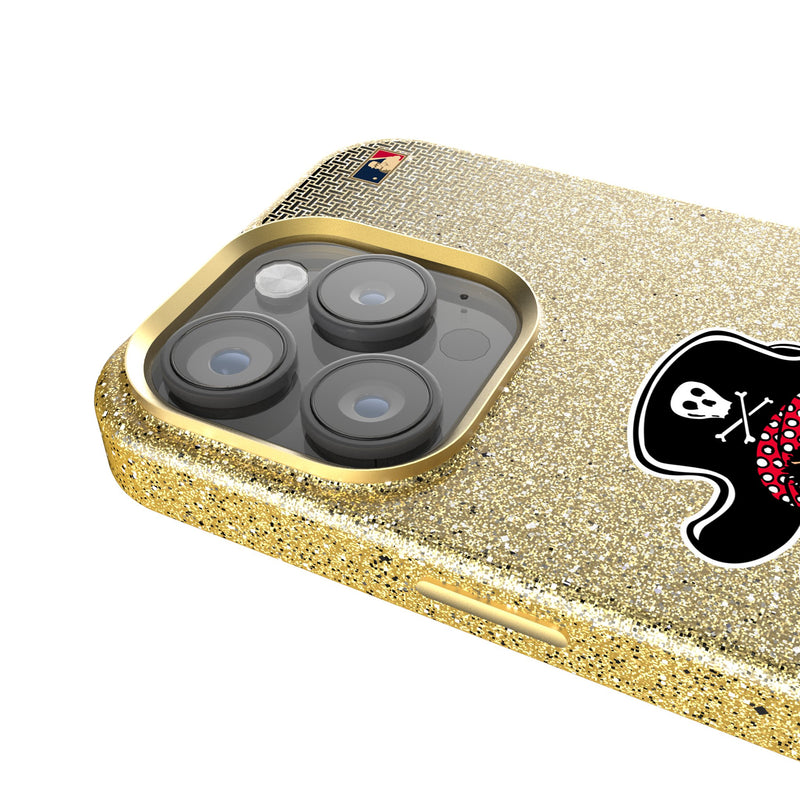 Pittsburgh Pirates 1958-1966 - Cooperstown Collection Linen iPhone Bling Phone Case for Apple iPhone Detail.Jpg