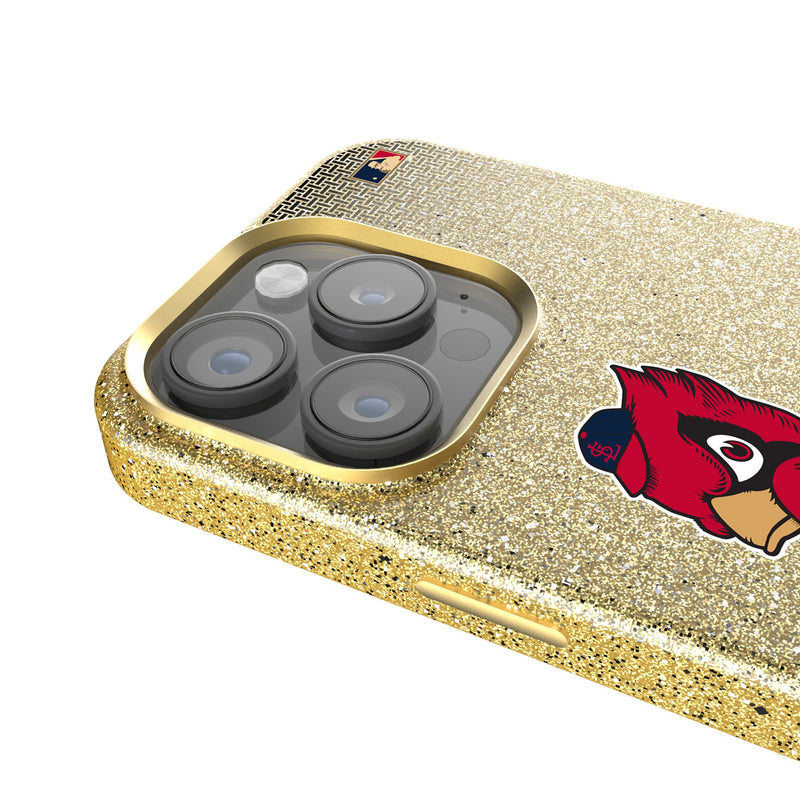 St Louis Cardinals 1950s - Cooperstown Collection Linen iPhone Bling Phone Case for Apple iPhone Detail.Jpg