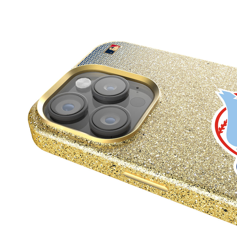 Toronto Blue Jays 1977-1988 - Cooperstown Collection Linen iPhone Bling Phone Case for Apple iPhone Detail.Jpg