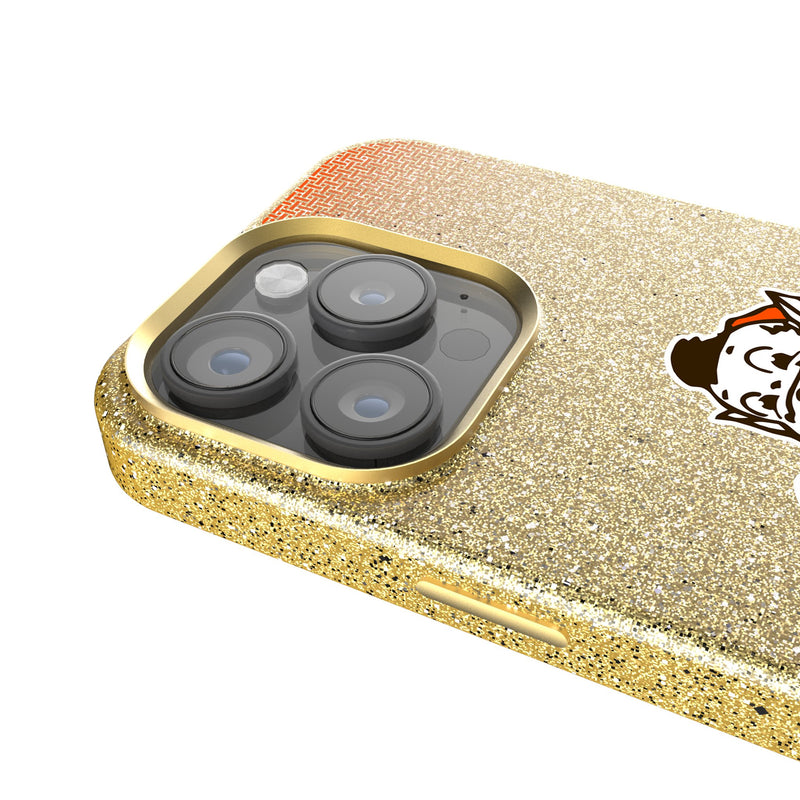 Cleveland Browns Historic Collection Linen iPhone Bling Phone Case for Apple iPhone Detail.Jpg
