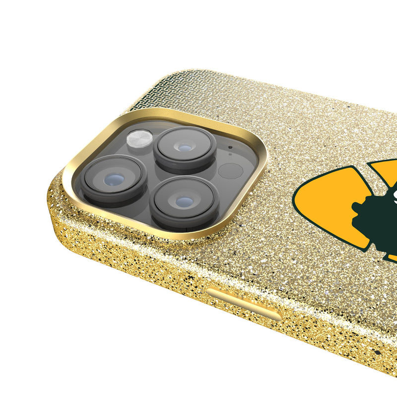 Green Bay Packers Historic Collection Linen iPhone Bling Phone Case for Apple iPhone Detail.Jpg