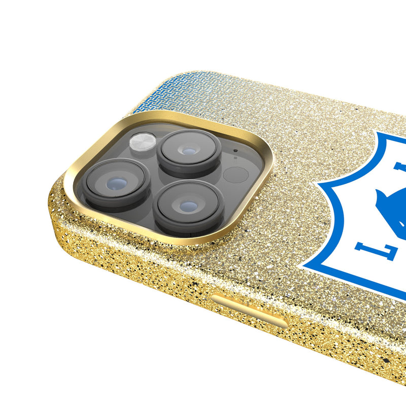 Los Angeles Chargers Historic Collection Linen iPhone Bling Phone Case for Apple iPhone Detail.Jpg