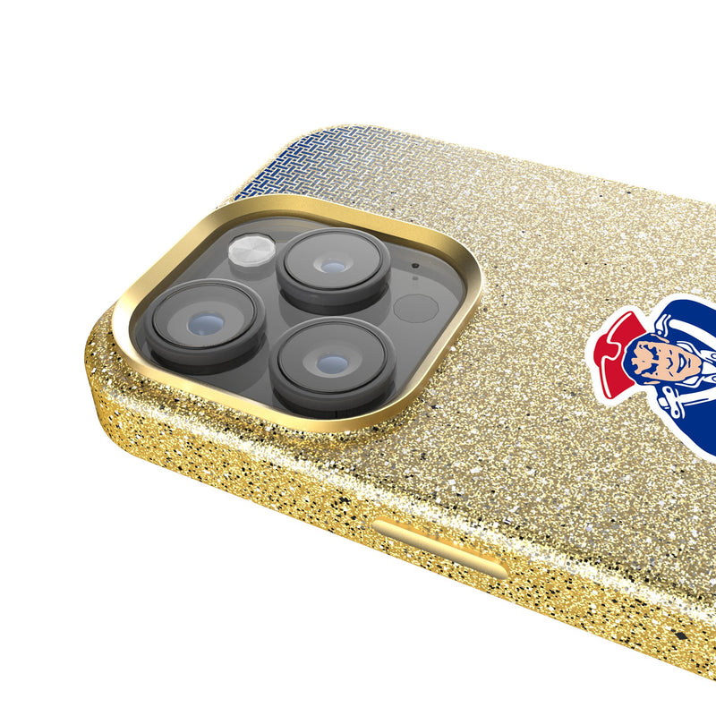 New England Patriots Historic Collection Linen iPhone Bling Phone Case for Apple iPhone Detail.Jpg