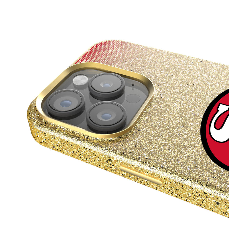 San Francisco 49ers Historic Collection Linen iPhone Bling Phone Case for Apple iPhone Detail.Jpg