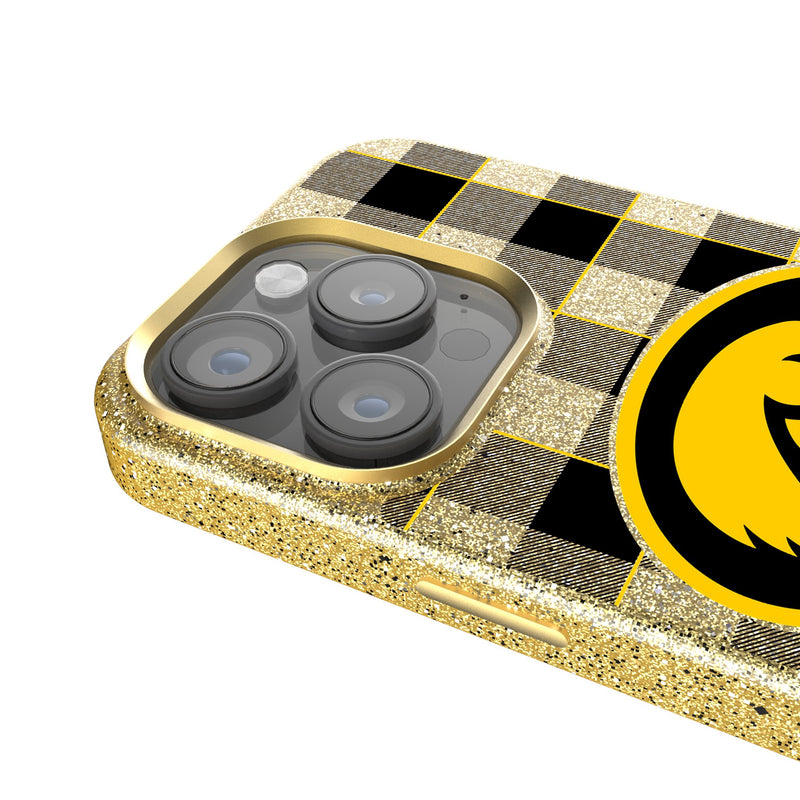 University of Iowa Hawkeyes Plaid iPhone Bling Phone Case Detail.Jpg