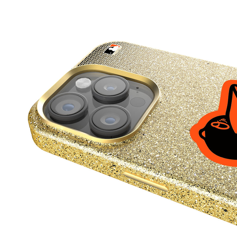 Baltimore Orioles Linen iPhone Bling Phone Case for Apple iPhone Detail.Jpg