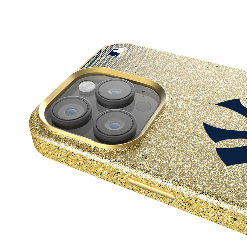 New York Yankees Linen iPhone Bling Phone Case for Apple iPhone Detail.Jpg