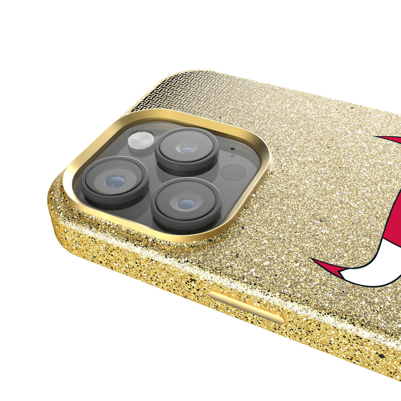 Chicago Bulls Linen iPhone Bling Phone Case for Apple iPhone Detail.Jpg