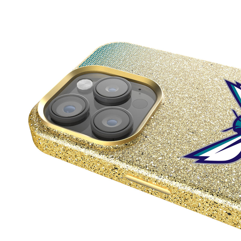 Charlotte Hornets Linen iPhone Bling Phone Case for Apple iPhone Detail.Jpg