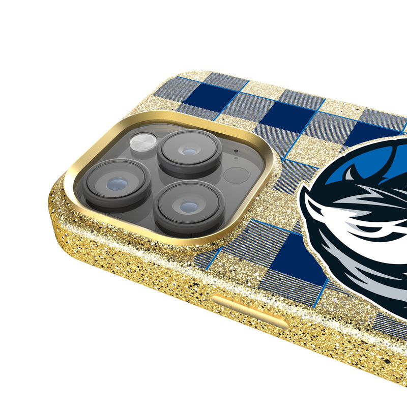 Dallas Mavericks Plaid iPhone Bling Phone Case Detail.Jpg