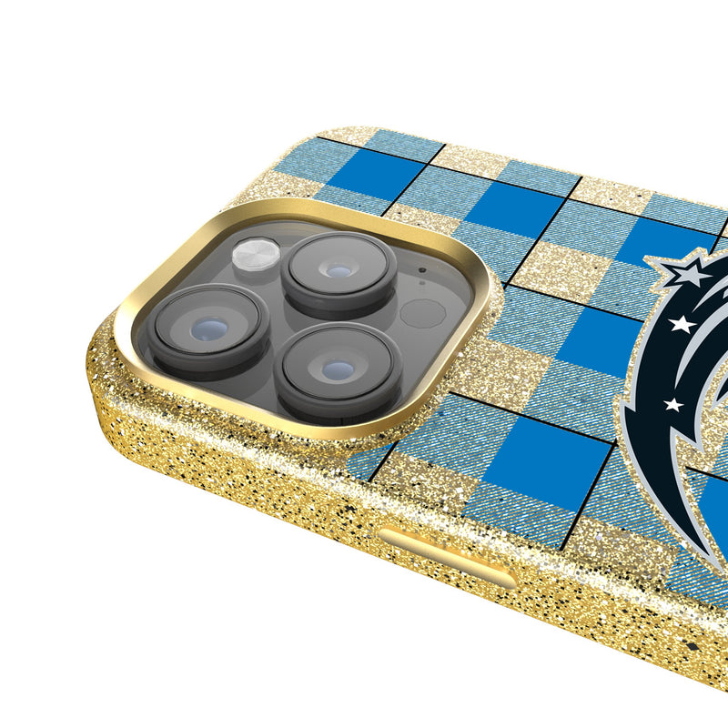 Orlando Magic Plaid iPhone Bling Phone Case Detail.Jpg