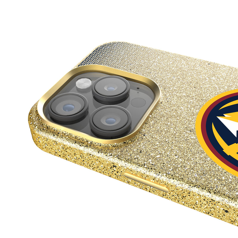 Denver Nuggets Linen iPhone Bling Phone Case for Apple iPhone Detail.Jpg