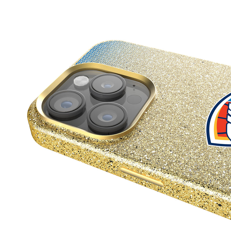 Oklahoma City Thunder Linen iPhone Bling Phone Case for Apple iPhone Detail.Jpg