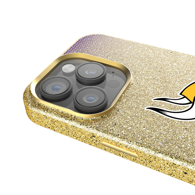 Minnesota Vikings Linen iPhone Bling Phone Case for Apple iPhone Detail.Jpg