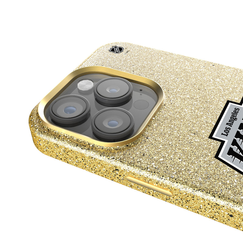 LA Kings Linen iPhone Bling Phone Case for Apple iPhone Detail.Jpg