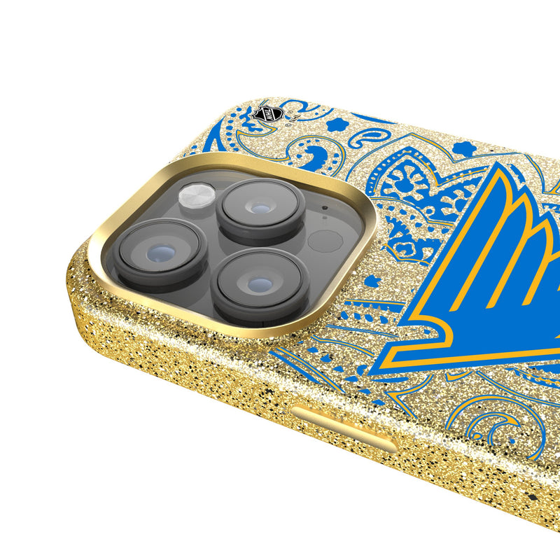 St. Louis Blues Paisley iPhone Bling Phone Case for Apple iPhone Detail.Jpg