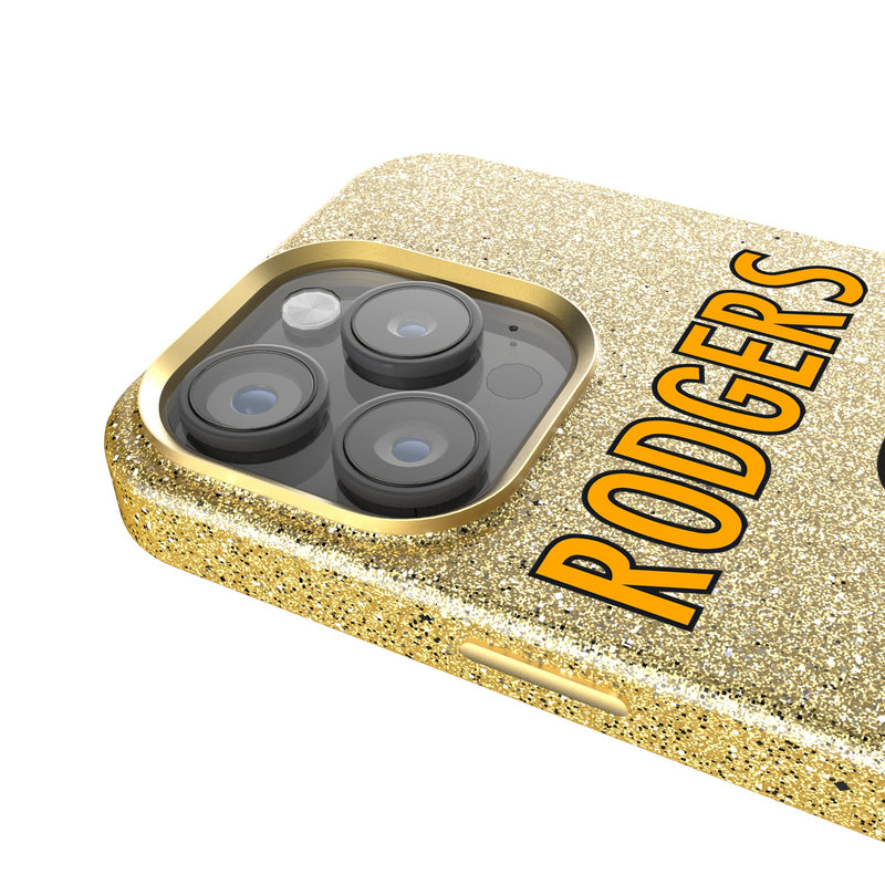 Aaron Rodgers Pittsburgh Steelers 8 Game Tactic iPhone Bling Phone Case for Apple iPhone Detail.Jpg