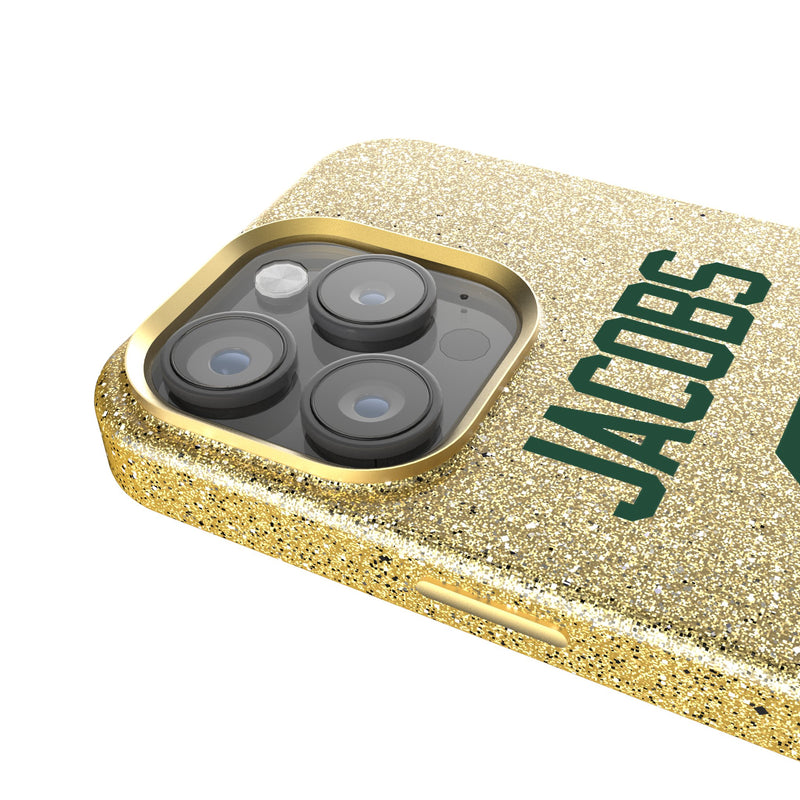 Josh Jacobs Green Bay Packers 8 Ready iPhone Bling Phone Case Detail.Jpg