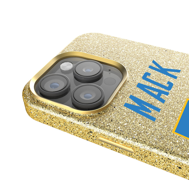 Khalil Mack Los Angeles Chargers 52 Ready iPhone Bling Phone Case Detail.Jpg