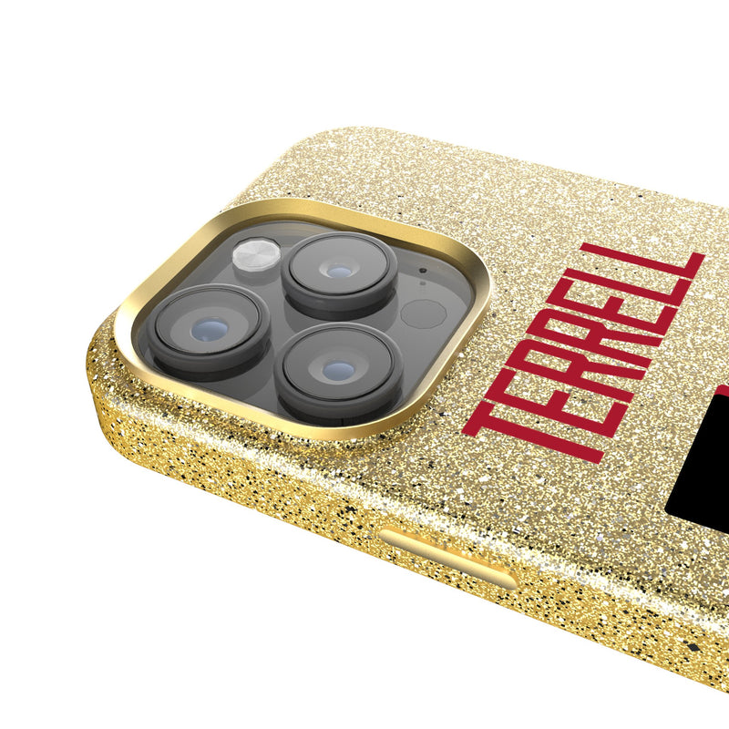 A.J. Terrell Atlanta Falcons 24 Ready iPhone Bling Phone Case Detail.Jpg