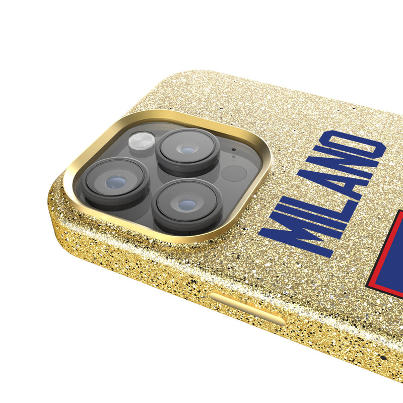 Matt Milano Buffalo Bills 58 Ready iPhone Bling Phone Case Detail.Jpg