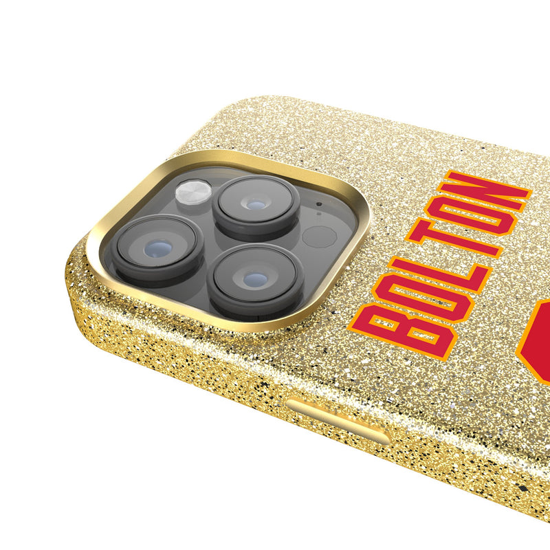 Nick Bolton Kansas City Chiefs 32 Ready iPhone Bling Phone Case Detail.Jpg