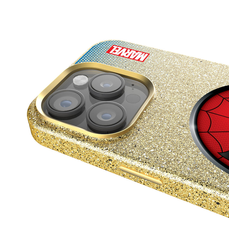 Marvel Spider-Man Grid iPhone Bling Phone Case Detail.Jpg