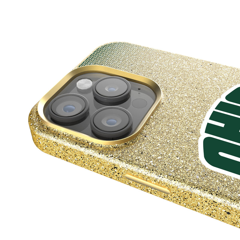 Ohio University Bobcats Linen iPhone Bling Phone Case for Apple iPhone Detail.Jpg