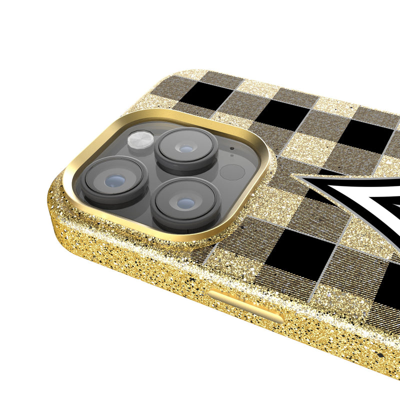 Las Vegas Aces Plaid iPhone Bling Phone Case Detail.Jpg