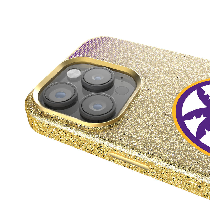Los Angeles Sparks Linen iPhone Bling Phone Case for Apple iPhone Detail.Jpg
