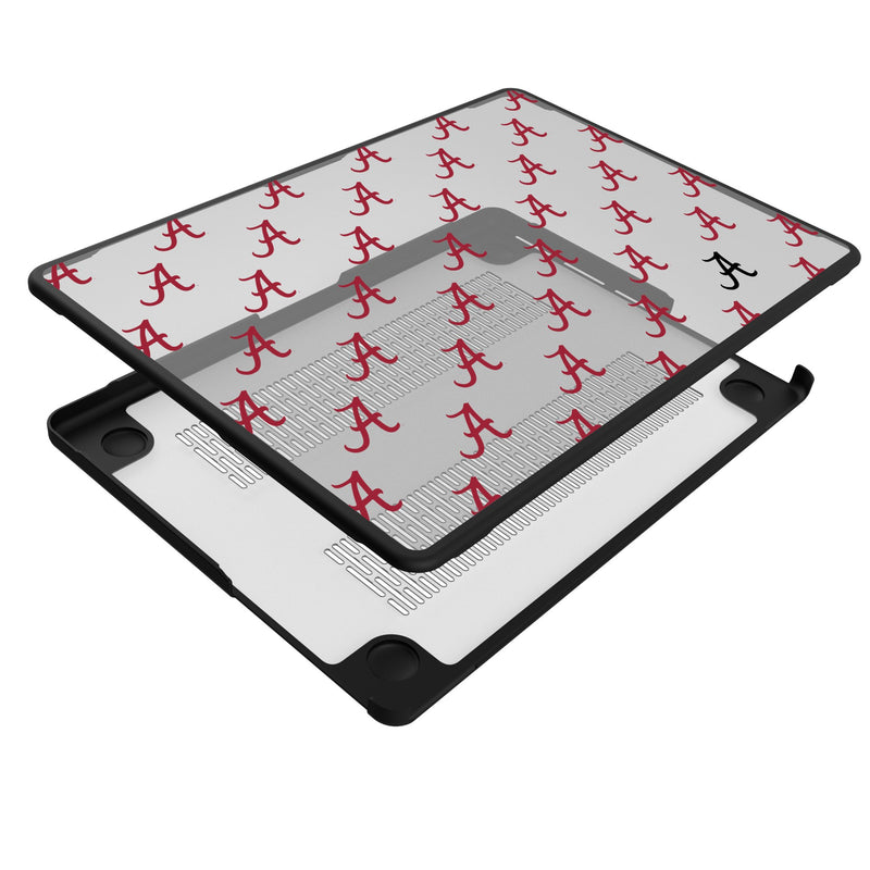 University of Alabama Crimson Tide Script A Fashion Pattern MacBook Laptop Case for Apple MacBook Iso.Jpg