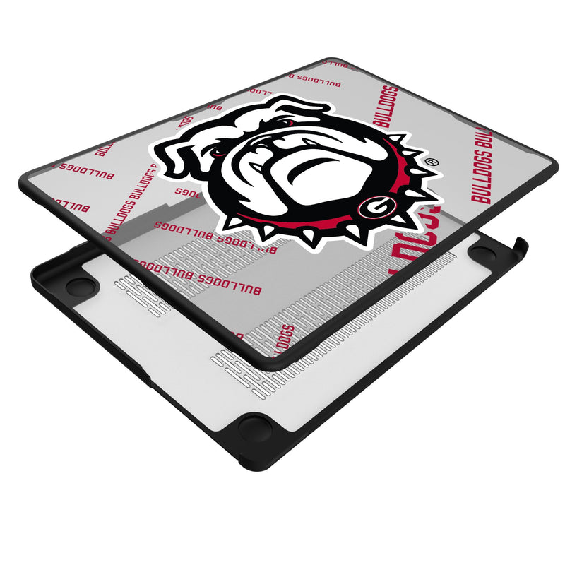 University of Georgia Bulldogs Uga Quadtile MacBook Laptop Case for Apple MacBook Iso.Jpg