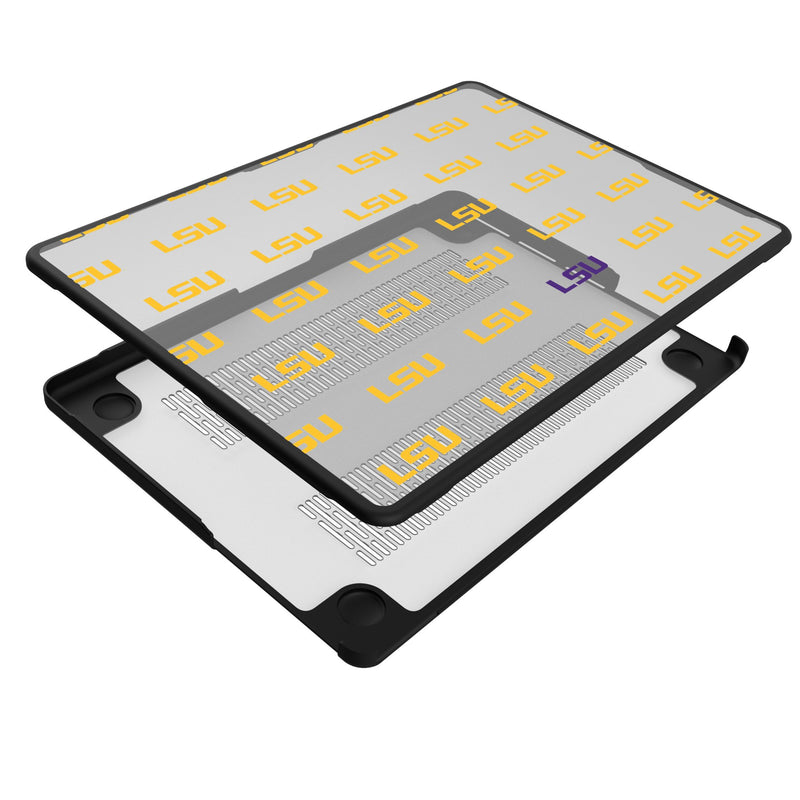 Louisiana State University Tigers Fashion Pattern MacBook Laptop Case for Apple MacBook Iso.Jpg