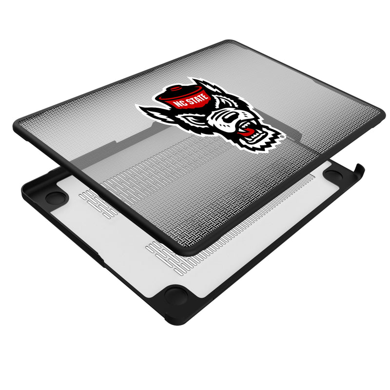 North Carolina State University Wolfpack Linen MacBook Laptop Case for Apple MacBook Iso.Jpg