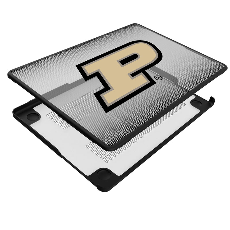 Purdue University Boilermakers Linen MacBook Laptop Case Iso.Jpg